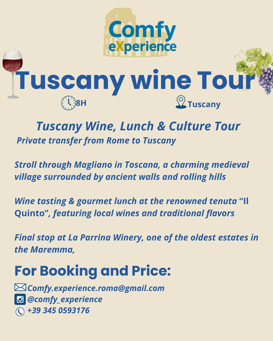Wine & Lunch tour in Tuscany
